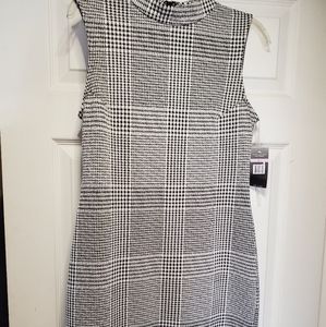 Adorable checked sheath dress